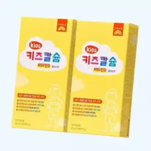 고려은단 키즈 어린이 칼슘 비타민D 젤리스틱 15포 2개 4965547