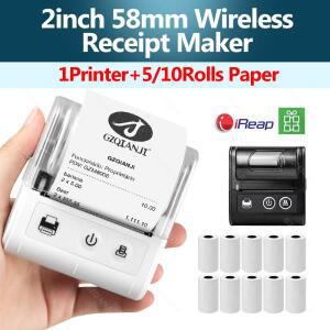 포켓 열전사 영수증 프린터 모바일 휴대용 빌 무선 블루투스 USB POS PC 안드로이드 58mm
