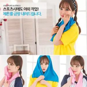 3차입고냉감쿨링타월1+1 시원한 쿨타올 스포츠타월 등산 수건