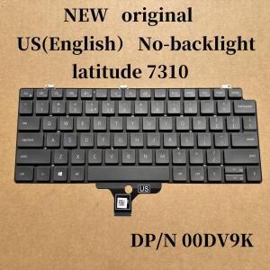 DELL 호환 Latitude 7310 노트북 키보드용 새 원본  영어 백라이트  0DV9K