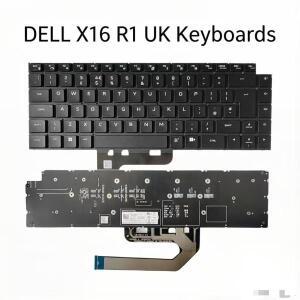 DELL 호환 X16 R1 블랙 백라이트 노트북 키보드 SG-B3720-2BA SN2B32B20 PK133WD2A16 DP/N0XKFX4 S543용 오