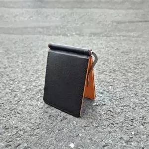 남성 머니클립 카드 지갑 가죽 남녀공용 금속클럽 다용도 슬립