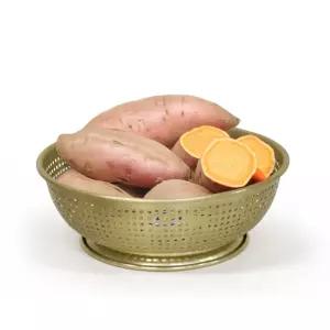 업소용 알루미늄 채반 타공 찜소쿠리 34.5cm 채망/물빠짐/감자/고구마/주방용품