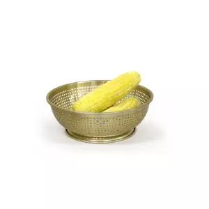 업소용 알루미늄 채반 타공 찜소쿠리 22cm 채망/물빠짐/감자/고구마/주방용품