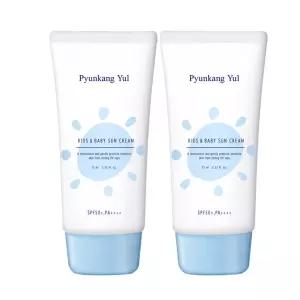 편강율 촉촉 선크림 어린이 아기 수분 장벽 75ml X 2