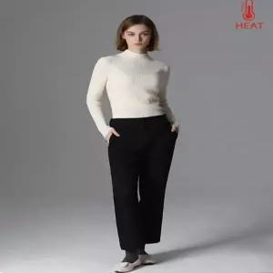 [보니스팍스][보니스팍스(Bonispax)] 기모안감 밑단 언발 뒷밴딩 팬츠 (택가격 99000