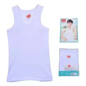 [BYC]BYC 백색 남아동 골런닝 주니어나시 메리야스-WD6538B