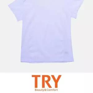 트라이 쾌적한 쿨루션 쿨모시 남성 반팔 런닝 사계절-WD67D1B