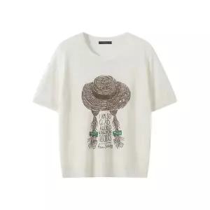 [르샵]빈티지 걸 자수 데일리 반팔 니트 DQ2KT032A _P427745941