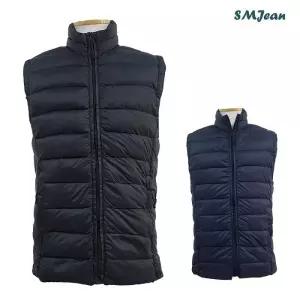 [에스엠진]SMJ1186 오리털 차이나 조끼 남성 집업 조끼 오리솜털
