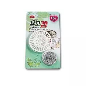 욕조 배수구캡 2가지 사이즈 머리카락 이물질 욕조망 배수구마개 하수구덮개 (W79447D)