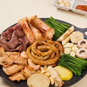 모둠4종 760g(소곱창 160g+소대창 200g+소막창 200g+소염통 200g+소스)