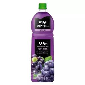 [셀러허브]미닛메이드 시그니처 포도 1.5L PET 주스 과일 음료수 (S11879218)