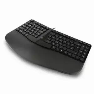손목보호키보드 인체공학 내츄럴 유선키보드 플레오맥스 PEK-N3000