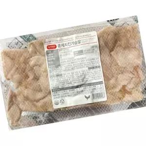 에쓰푸드 훈제 치킨 닭가슴살 500g 슬라이스 샐러드 다이어트