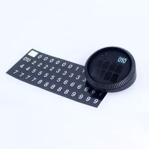 폼블럭 주차알림판 차량용 스티커 블랙슈트 WFLTQQI