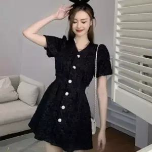 트위드 원피스 여자 결혼식 상견례 피로연 하객룩