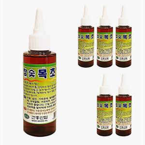 국산 참숯목초액 x6개 110ml 숙성 목초원액 발관리