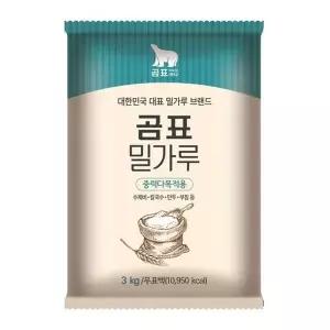 대한제분 곰표 중력밀가루 3kg X 6개