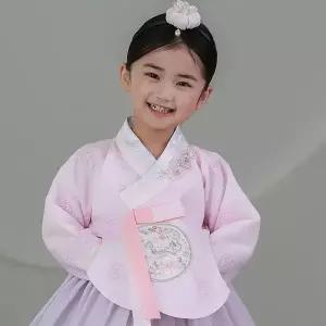 [보리보리/하랑한복]하랑한복 서윤랑 여아용 아동 한복 세트