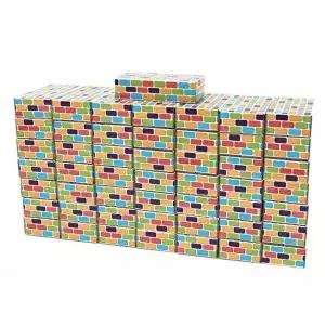 [셀러허브 1]쿠쿠토이즈 블록 종이 벽돌블록 멀티 50pcs (중형) 빅블럭 어린이 완구 (50367100)