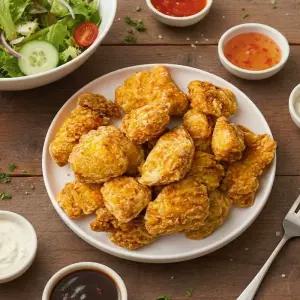 플친 맘스터치맘스바삭 순살강정 1kg+1kg 100% 국내산 닭고기