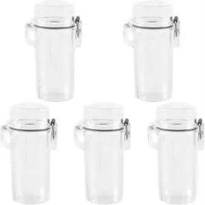 힐리브 5pcs 라이터 보호 슬리브 케이스 정리함 열쇠고리 커버 도구 상자 전기 홀더 플라스틱