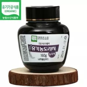 유기농 도라지 농축액 160gx2병 내추럴참푸드 도라지청 선물세트 모임 시댁 추석 설날 명절