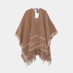 [막스마라]막스마라 26FW 힐데 스톨라 푸라 라나 로고 여성 케이프 2624546071 002 HILDE