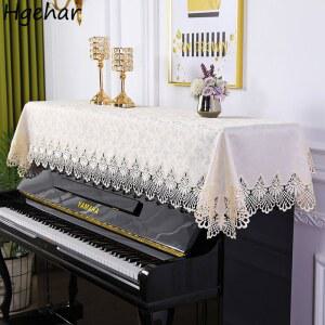 MODERN PIANO COVERS FLORAL EMBROIDERY OF DUST TAB