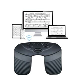 WAYER BLUETOOTH 무선 페이지 고무가 태블릿 페달 터너 전화용 방지 미끄럼