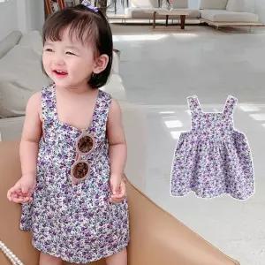 퍼플 유아꽃 유아 원피스 애기꽃 애기 아동 아기 아가꽃 신생아꽃  [mEBEB39]