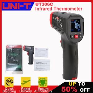 UNI-T 디지털 온도계 UT306C 비접촉 산업용 적외선 레이저 측정기 총 테스터-50-500