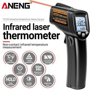 ANENG 디지털 레이저 온도계 센서 도구 TH103 비접촉식 적외선 건 IR -20 ℃ - 380