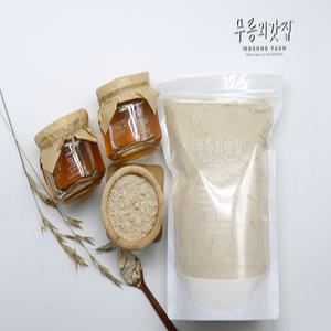 제주도 100% 국산 콩보리 미숫가루 선식 아침식사대용 500g 3개세트 미숫가루꿀세트