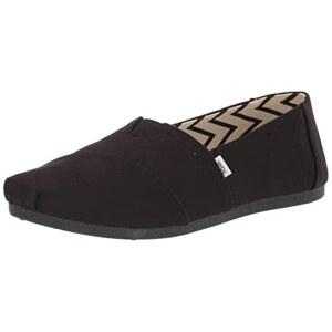 TOMS 여성용 알파가타 재활용 면 캔버스 로퍼 플랫