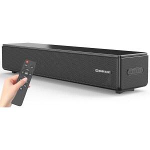 2.0 CH 돌비 디지털 사운드 바 - HDMI ARC, 광학, 스마트 TV, 게임, PC 및 프로젝터용 보조 블루투스 홈 시어터 스피커, 3D 서라운드 포함 컴팩트 스피커
