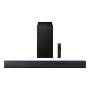삼성 B 시리즈 사운드바 HW-B550F 2.1ch DTS 가상: X 사운드바, 서브우퍼(2025 모델) 음성 향상 모드, 베이스 부스트, 어댑티브 사운드