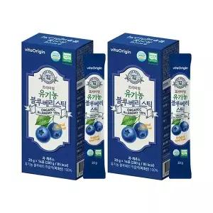 [T쇼페] 비타오리진 유기농 블루베리스틱 20g, 14포, 2개