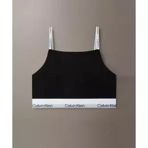 CALVIN KLEIN UNDERWEAR 여성 아이콘 코튼 모달 백리스 브라렛_QF8837ADUB1 2280255