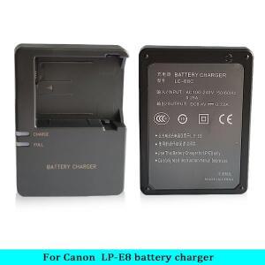 핫 LP-E8 카메라 배터리 충전기는 Canon EOS 700D 650D 600D 550D Rebel T2i T3i T4i T5i Kiss X4 X5 X6i X