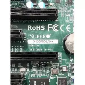 슈퍼마이크로 X10DRC-LN4+듀얼 X99 2011-3 마더보드 C612 E5 2600 V3/V4 프로세서 지원 DDR4 사용됨 100