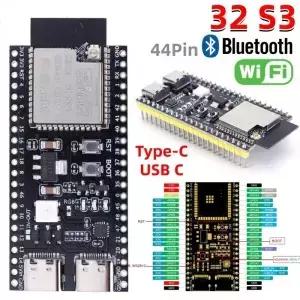 S3 개발 보드 S3-DevKitC-1 Arduino용 블루투스 2.4G Wifi 모듈 8MB PSRAM 플래시 N16R8 듀얼 타입-C 44P