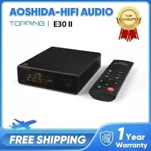 TOPPING E30 II 듀얼 AK4493S 디코더 DAC XU208 리모컨 고해상도 통한 터치 조작 32 비트 768k DSD512