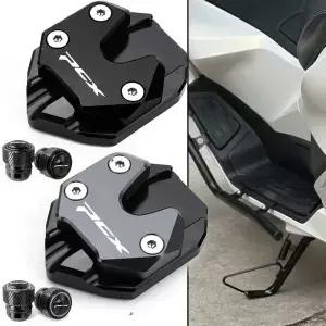 혼다 PCX 125 150 160 2012-2025 2026 알루미늄 오토바이 액세서리 사이드 스탠드 확장 킥스탠드 패드
