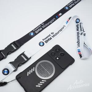 나일론 자동차 끈 목걸이형 ID 카드 홀더 휴대폰 목 스트랩 분실 방지 키 체인 로프 (BMW 스포츠 M1 M3 M4