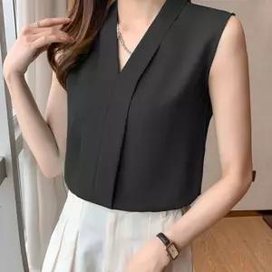 하객블라우스 세련 면접블라우스 정장룩 직장인룩 브 (WD8EF15)