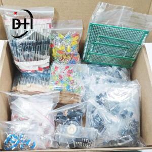 1900개 메가 전자 부품 키트모음 + 커패시터 저항기 LED 트랜지스터 DC 잭 PCB 연산 증폭기 포함