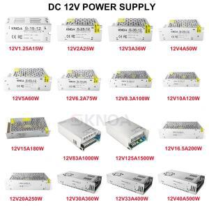 12V 전원 공급 장치 60W 조명 변압기 AC-DC 1A LED 스트립 용 소스 어댑터 SMPS
