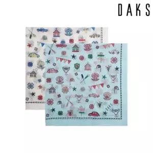 닥스 면대 나염 손수건 DGS1302